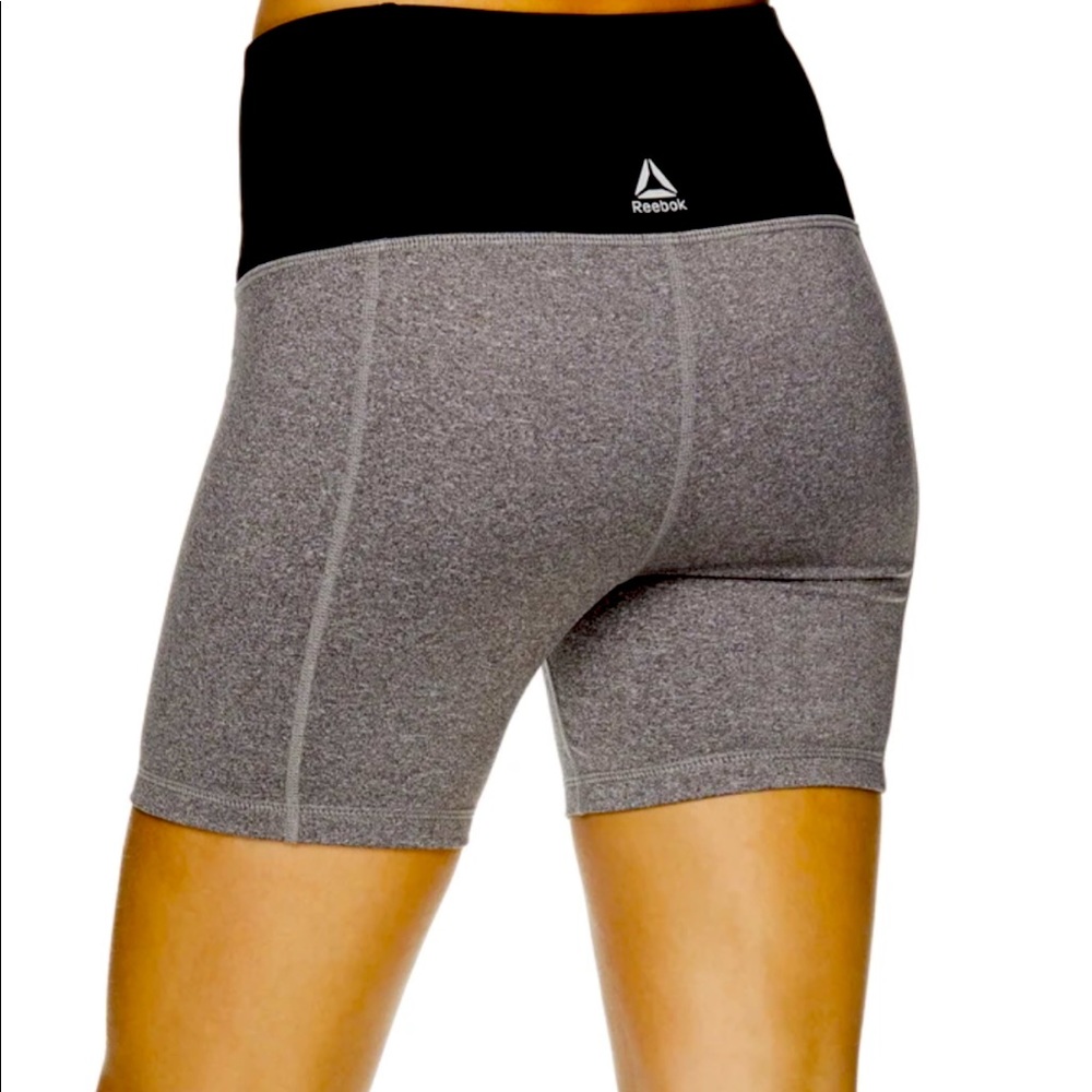 Hi rise Reebok workout shorts